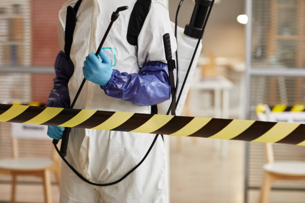 Professional Biohazard technician working in Rockford, MI